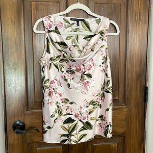 WHBM Pink Floral Size Small Blouse